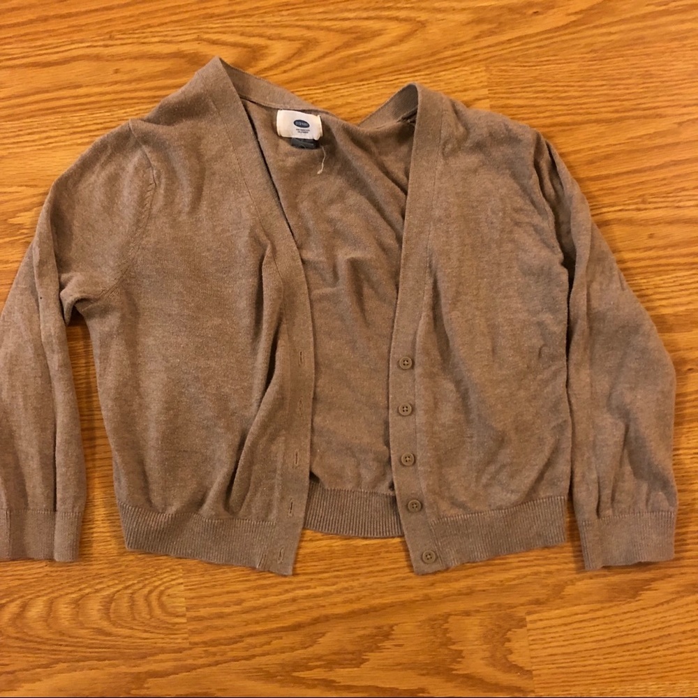 Tan cardigan
